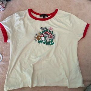 Plus size mushroom tee